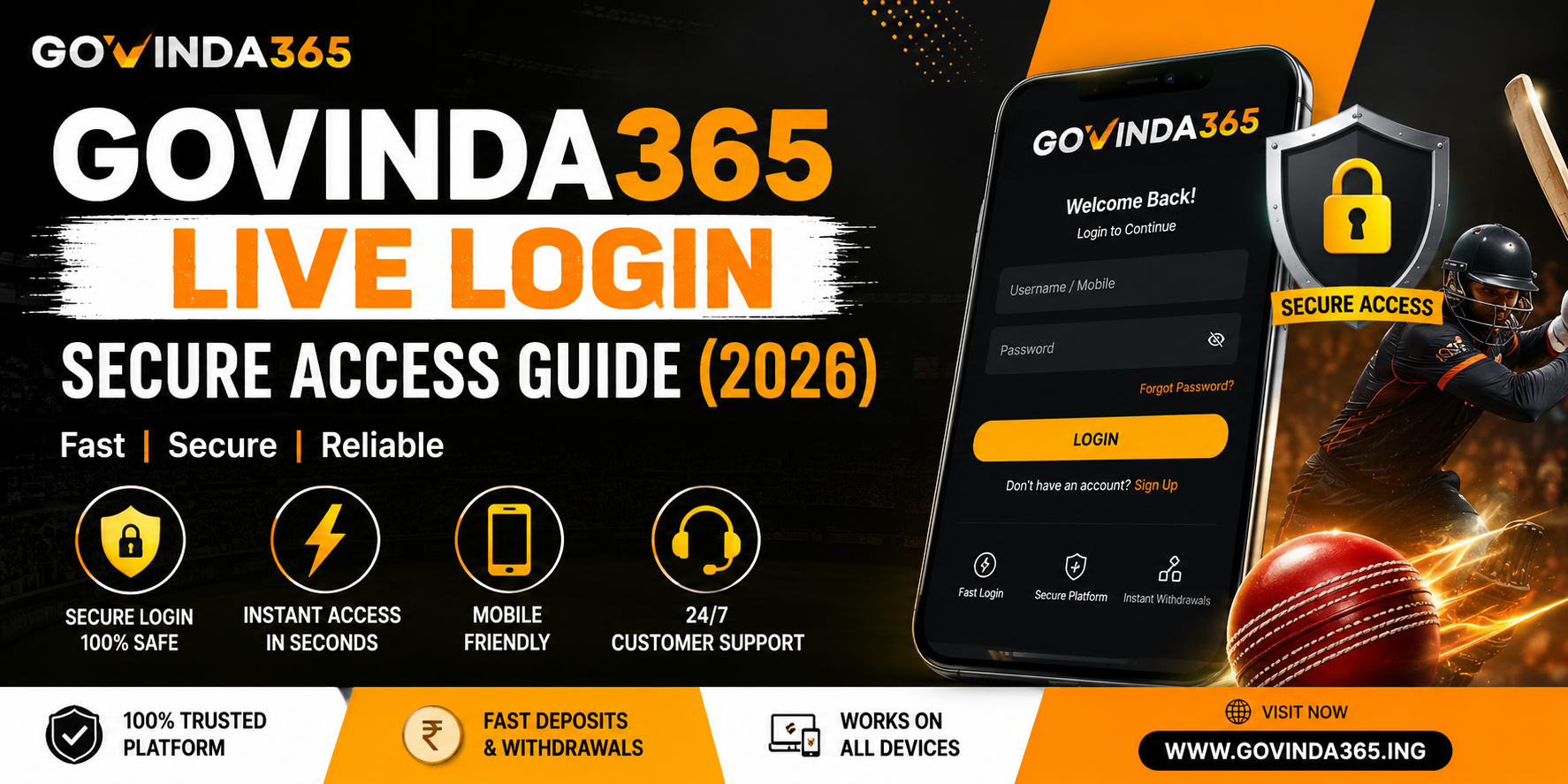 Govinda365 Live Login